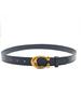 Belt Ladies 1116 New Fashion Versatile Letter C Decorated Black Belt Women's Jeans Belt