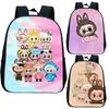 Labubu The Monsters Kindergarten Backpack Abubu Children School Bags Boys Girls Baby Toddler Bag Kids Book Bags Birthday Gift
