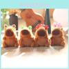 Adorable Cute Capybara Plush Keychain Soft Toy Doll Accessory For Bags And Keys