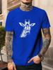 Unisex Summer 100 Cotton Crew Neck T Shirt Vintage Animal Graphic Print Oversized Short Sleeve Streetwear Breathable Loose Daily We