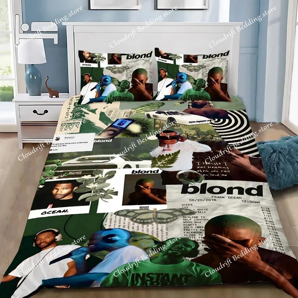 Frank Ocean Bettbezug Kissenbezug Musik Blond Bettwäsche Set Erwachsener Junge Mädchen Schlafzimmer Dekoration Kinder Einzel Doppel Groß