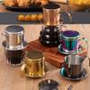  Vietnamese Drip Coffee Maker Dripper Dishwasher Safe Reusable Metal Filter Cup