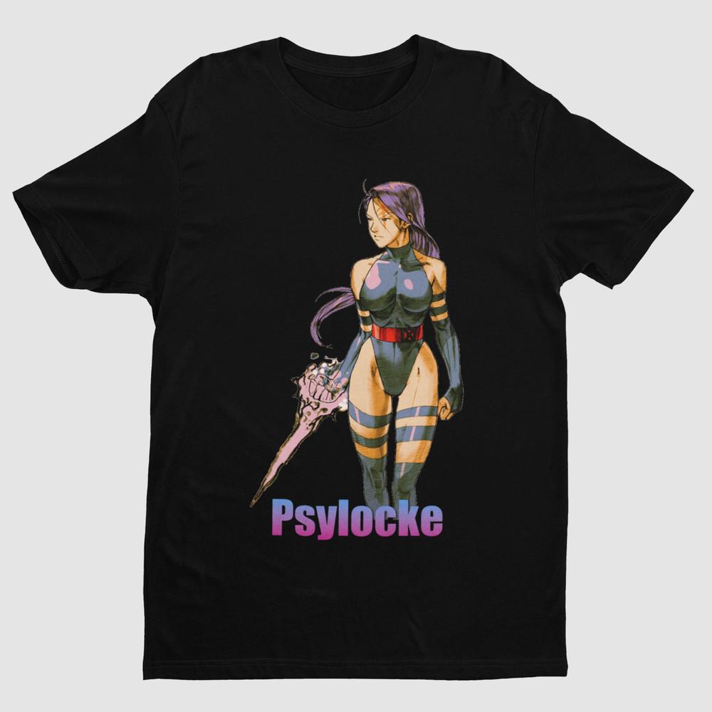 Purple Warrior MVC2 Premium Unisex T Shirt  Psylocke Character Art M