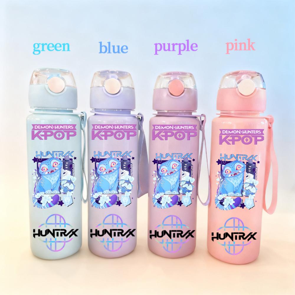 700ML KPOP Devil Hunter Stainless Steel Insulated Mug Anime Cartoon Style Portable Cup Fit designed for Students plus Children