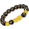 Six-Syllable Mantra Vietnamese Gold Pi Xiu Bracelet: 3D Gold-Plated Buddhist Bead Jewelry