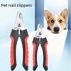 Professionelle Haustier-Nagelschere für Hunde und Katzen - Pflegetrimmer für kleine bis große Rassen - Haustierkrallenpflege-Pflegezubehör