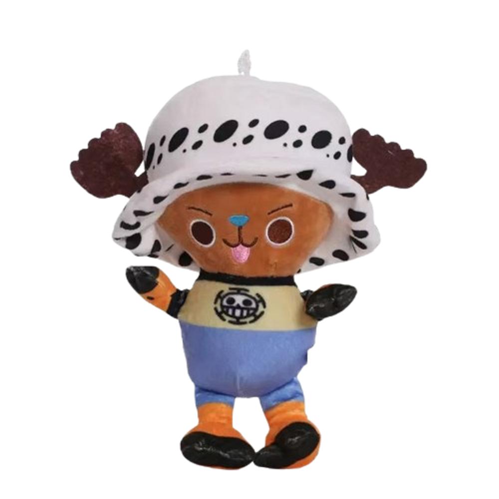 New One Piece Anime Figure Zoro Luffy Chopper Plush Toys Cute Cartoon Plushie Stuffed Dolls Pendant Kids Xmas Gifts