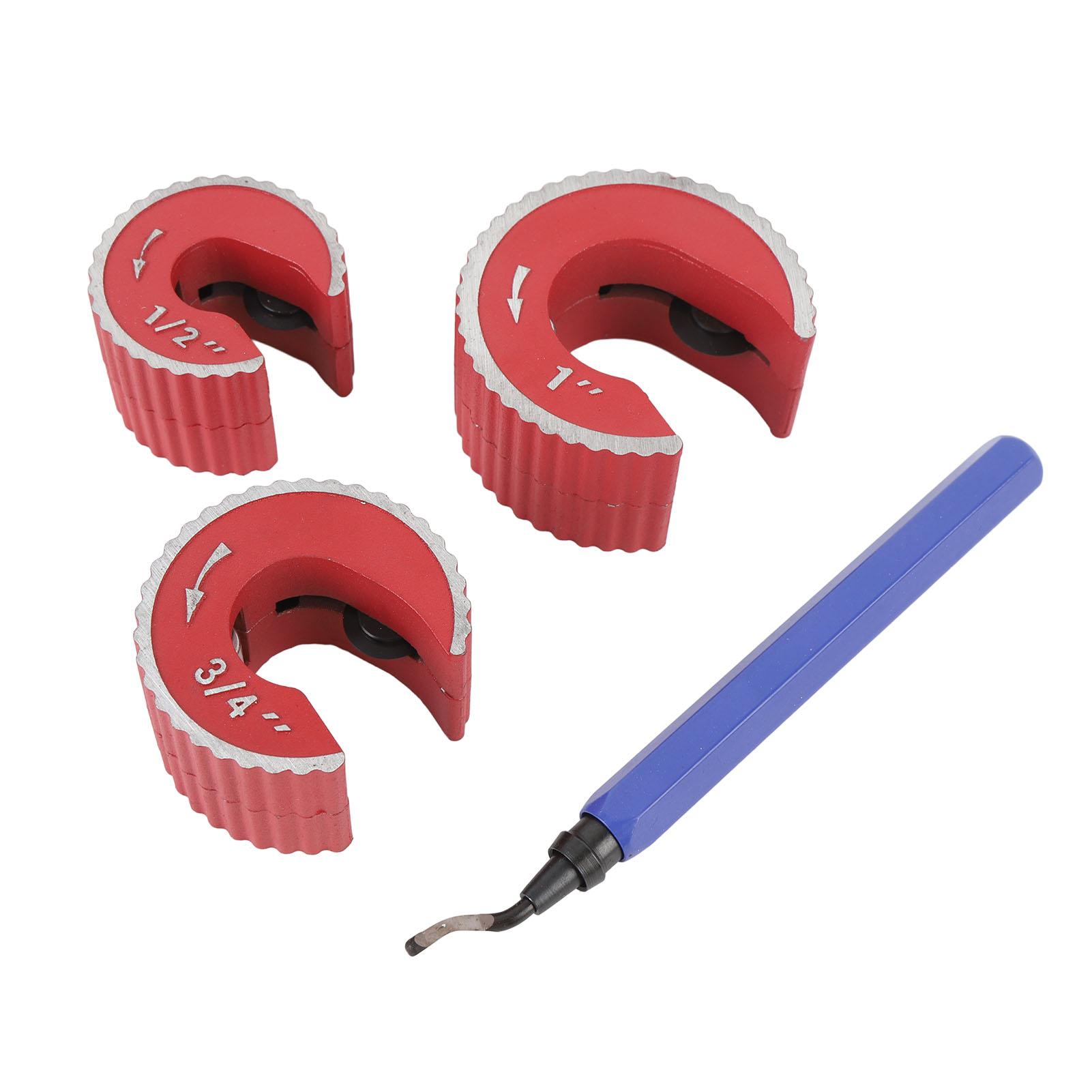 

Copper Tubing Cutter Set with 1 2in 3 4in 1in Cutters For Automobile Brake Lines Cooling Lines