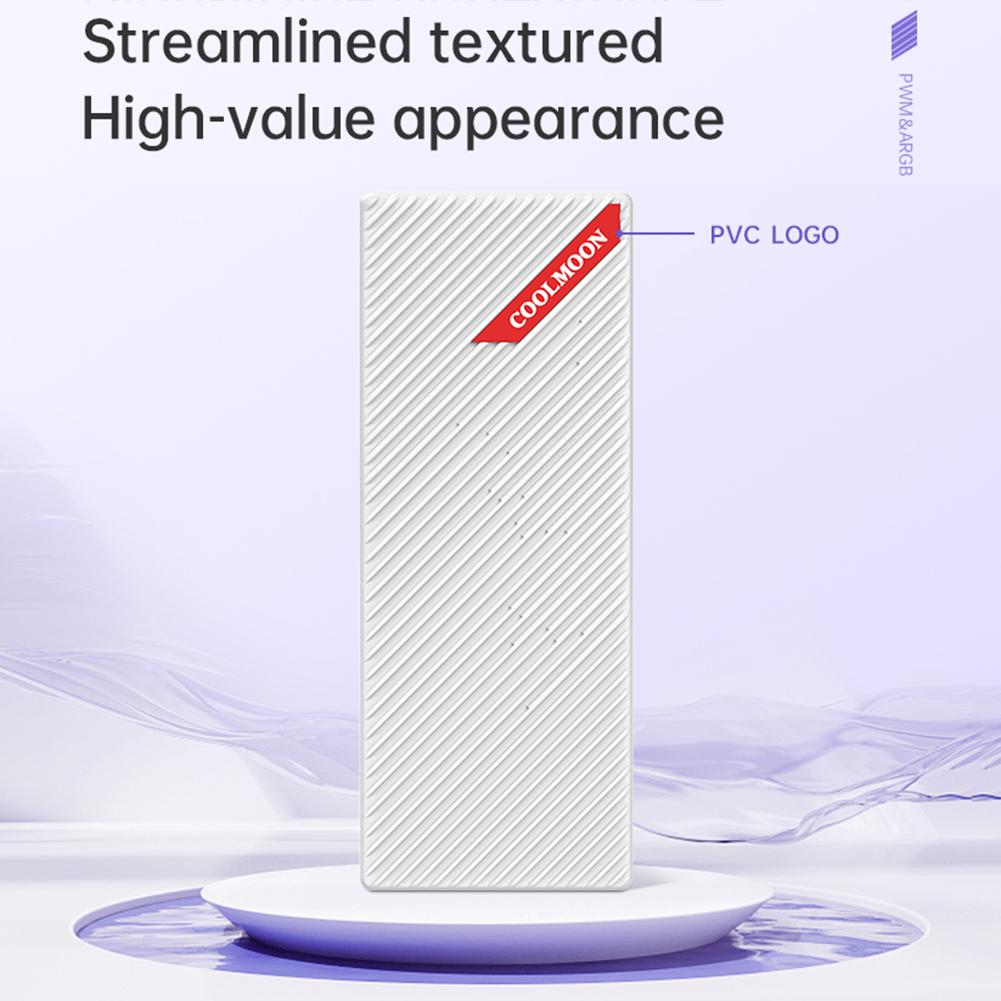 1 To 10 4 Pin PWM 3 Pin Addressable ARGB Adapter SATA Powered 5V 3Pin Cooling Fan Controller Magnetic Suction for PC Case Fan