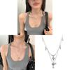 Saturn Planet Necklace For Women Titanium Handcrafted Geometric Pendant Chain Summer 2025