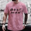 Team Groom Shirt Friends Stag Bachelor Party T-shirt Graphic Tee Husband Wedding Groomsman Clothes Male Y2k Tops Best Man Tshirt