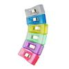 100 Pieces Multifunction Clips Colorful Transparent Plastic Flat Tail Clip Set for Hanging Photo