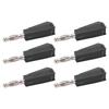 20pcs Banana Plug 4mmCelsius0.16in Low   Signal Loss Stable Current Compact Convenient Electrical Connector