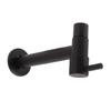 G1Celsius2 Wall Mounted Cold Water Tap 304 Stainless Steel Single Handle Cold Faucet Bathroom Garden Faucet Tap Black