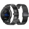 Metallreim i rustfritt stål for Garmin Forerunner 255 Music 55 245 645 Mesh-reim Vivoactive 4/Venu 2 Plus Sq Klokkereim Armbånd