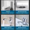 Stainless Steel Corrugated Pipe Domestic Water Heater Metal Hose Inlet Pipe Hot And Cold Household