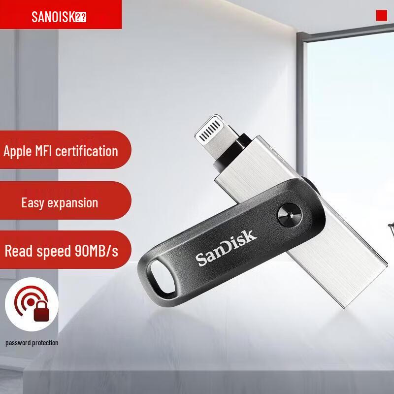 SanDisk iXpand 128GB Lightning USB 3.0 Flash Drive