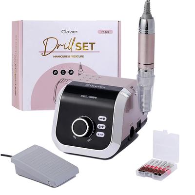 Clavier fx620 cosmetische nagelfrees manicure pedicure 65w - roze-goud
