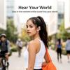 Tronsmart OpenFly Clip Open-Ear-Kopfhörer – Titan-Speicherdraht C-Brücke, 24h Akkulaufzeit, KI-ENC-Anrufe & IPX5 für Workouts & ganztägigen Komfort