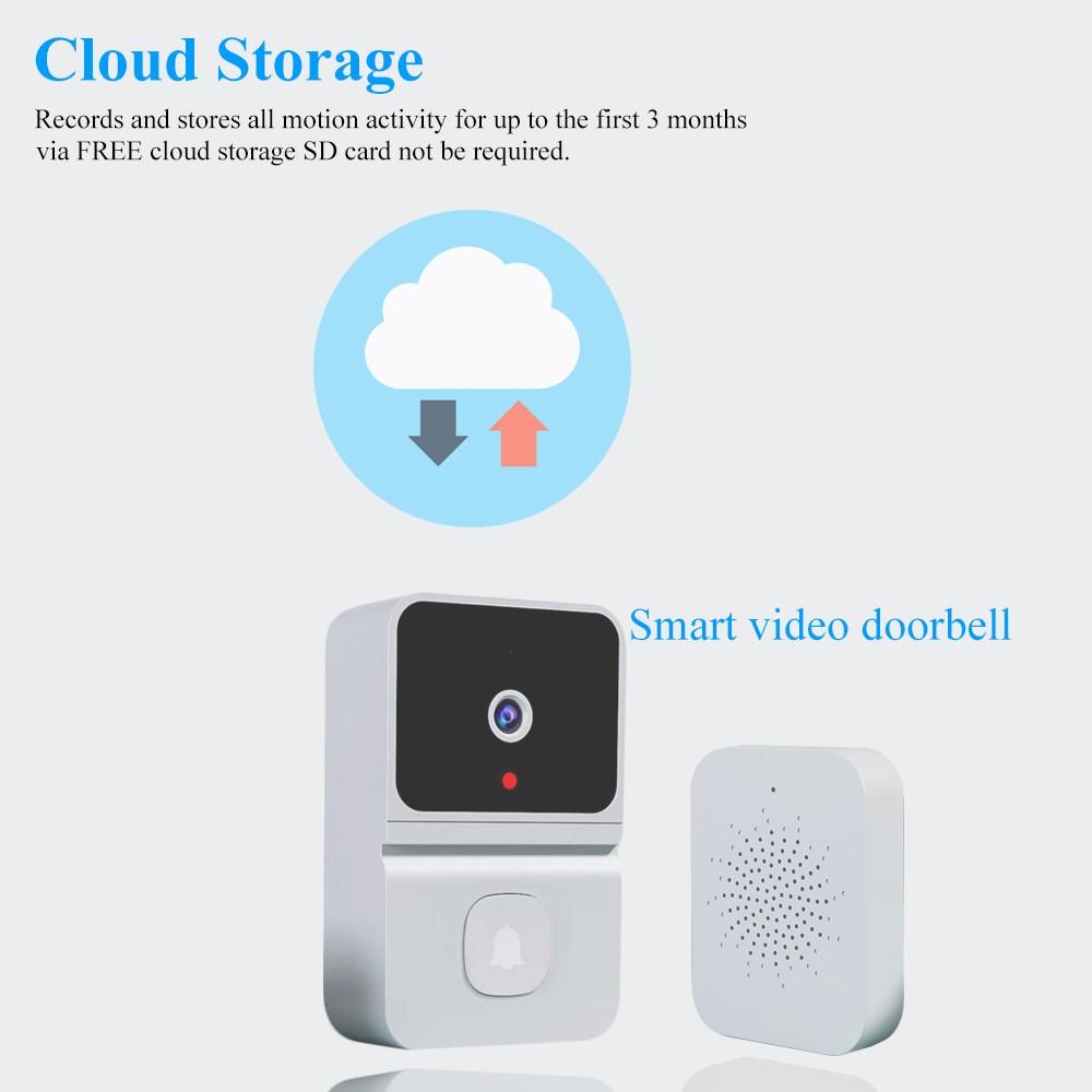 Smart Wireless Video Doorbell Digital Visual Intercom WIFI Door Bell Electronic Doorman Home Security Camera Z30