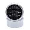 52mm 3 in 1 Digital Water Temperature Gauge Oil Pressure Gauge Fuel Gauge With Alarm Red Backlight For Car Boat Marine Yacht