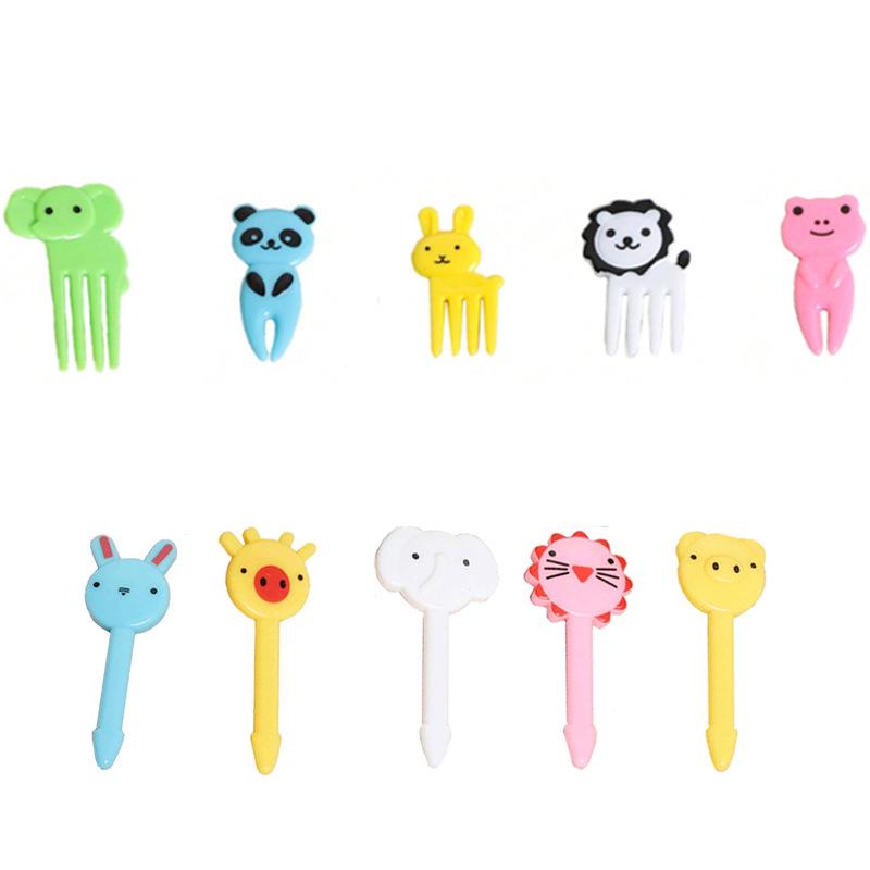 Animal-Themed Children s Disposable Dessert Forks for Fruit