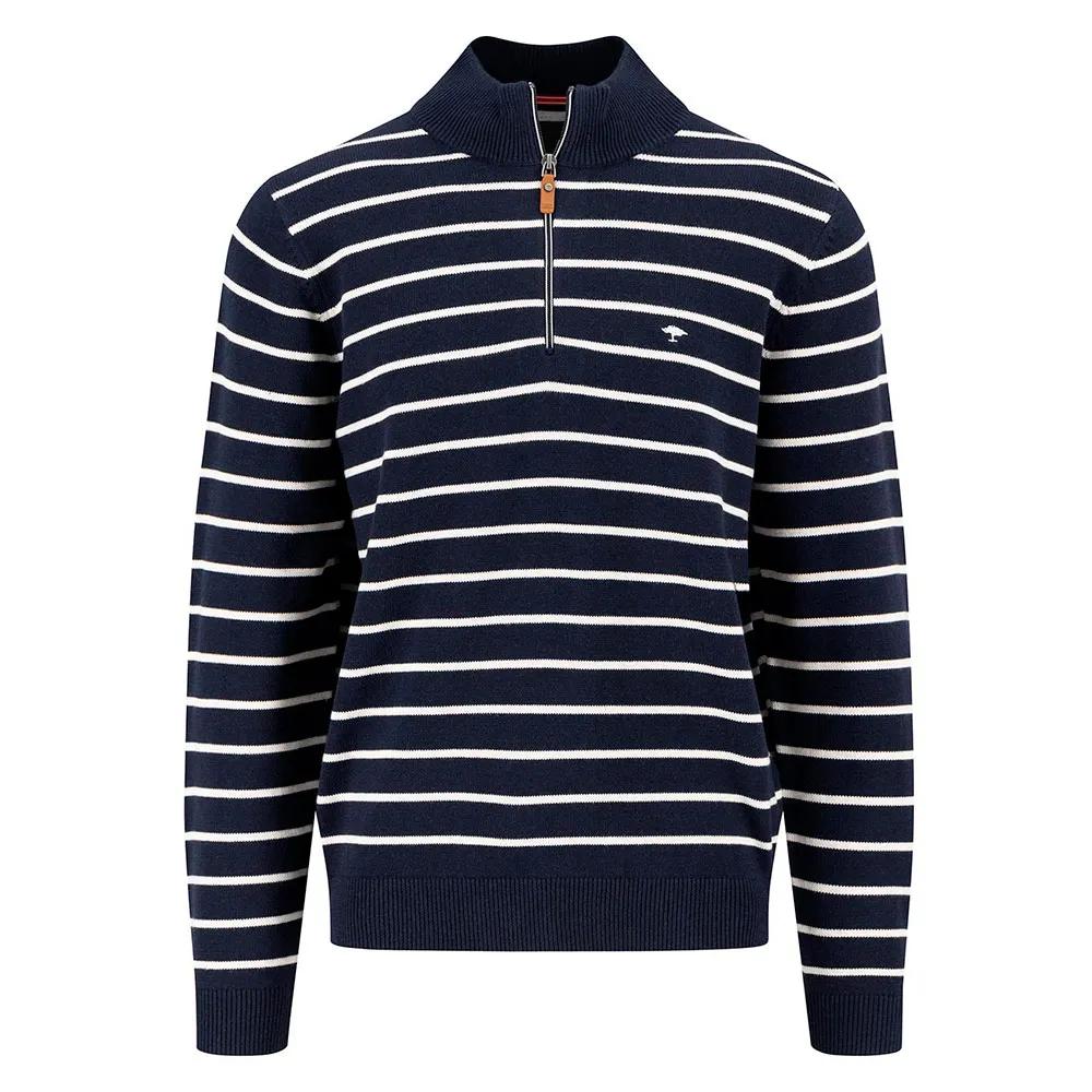 Fynch Hatton Свитер с полумолнией Striped EU L