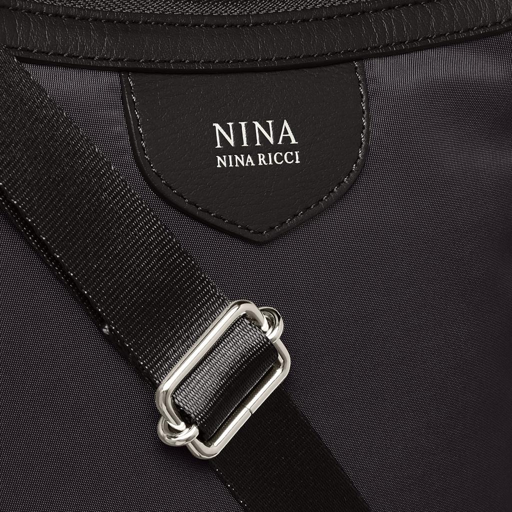 Nina Nina Ricci Vega Umhängetasche, 31-1406 BLK, Damen, Schwarz