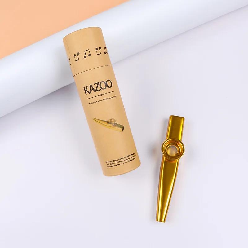 Metal Kazoos Lightweight Kazoo Flute Lightweight Harmonica Mouth Flute For Guitar Instrument Ukulele Lovers Instrument Musical