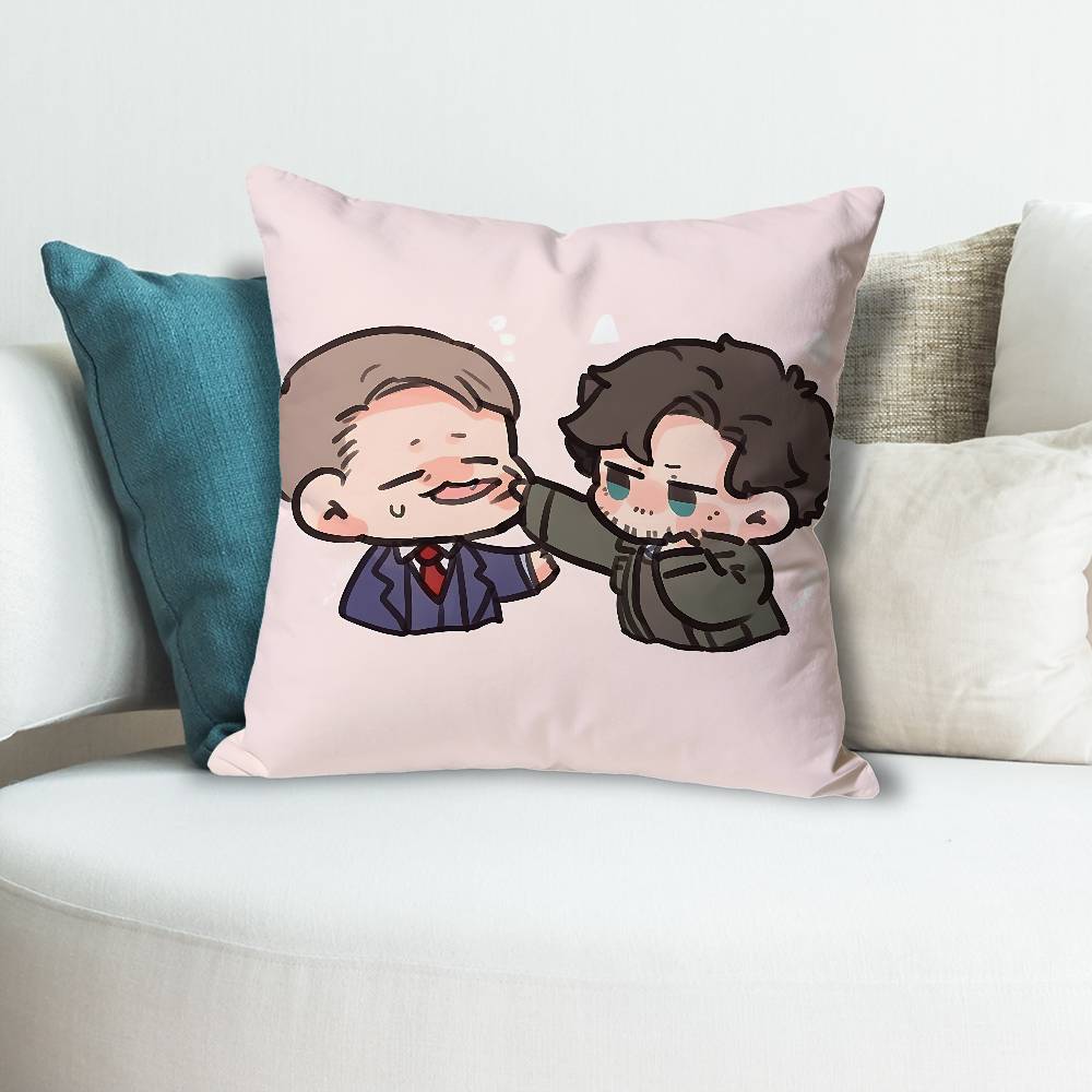 HHannibalsS TV Anime Celebrity Merchandise AllMatch Printed Pillow Case Sofa Car Office Room Decoration Protector