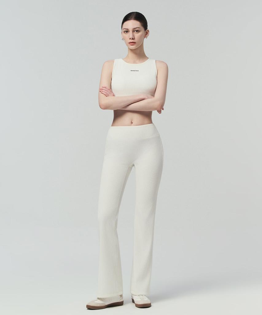 DUVETICA Ola Bootcut (Light Ivory) (Women'S Leggings)