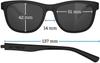 Tifosi Swank Sky Smoke Bright retro lässige Sonnenbrille (Kristallblau, Blau) - 2-Objektiv, Vollformat, (1500409981)