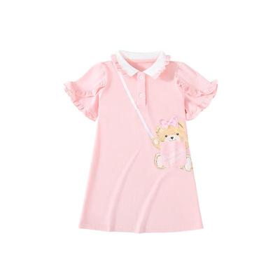 Classic Teddy Girl's Summer Polo Princess Dress
