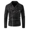 New American retro leather jacket, retro tie-dye washed matte process