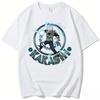 Naruto Kakashi Lightning Blade 2D Print Summer Cotton T-Shirt | Sharingan Anime Short-Sleeve Unisex Japanese Style
