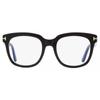 Tom Ford Women S Blue Block eyeglaSSeS Tf5537b 001 Black 52mm 001