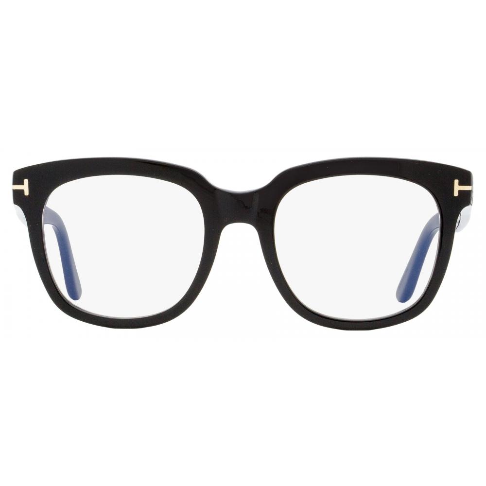 Tom Ford Women S Blue Block eyeglaSSeS Tf5537b 001 Black 52mm 001