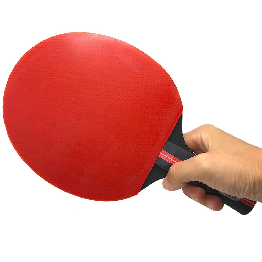 Portable table tennis racket Portable table tennis set 2 rackets 3 ping pong balls with storage bag Easy to use anywhere Table tennis equipment Table