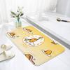 Cute Gudetama Floor Mats Home Laundry Rug Carpet For Living Room Decor Lounge Area Anti-slip Foot Mat Entrance Doormat