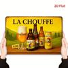 La Chouffe Vintage plechová cedule na pivo Kovová nástěnná dekorace Retro Pub Bar Man Cave Umění 8x12 palců