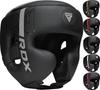 RDX Boxing MMA Training Helmet with Adjustable Kara Muay Thai Headgear for Martial and Taekwondo Headgear, Pads, Kickboxing, Sparring, Arts, Karate,