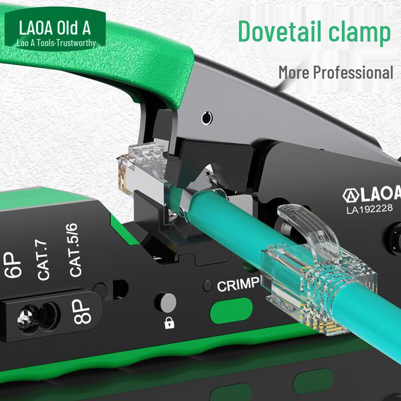 LAOA Professional RJ45 Network Cable Crimping Pliers