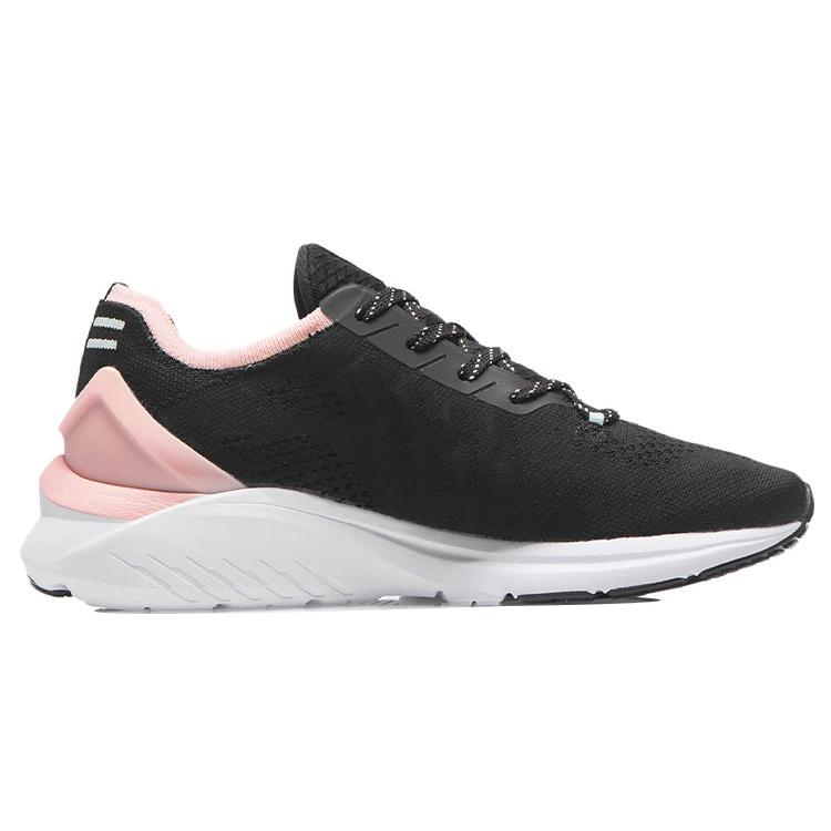 New LiNing YunQue Slip Resistant Lightweight Breathable Cushioning Low Top Running Shoes Women's Black Pink ARSR024-1