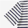 SainT James Kids T shirT Modern sTripe 2068 Ecru Marine