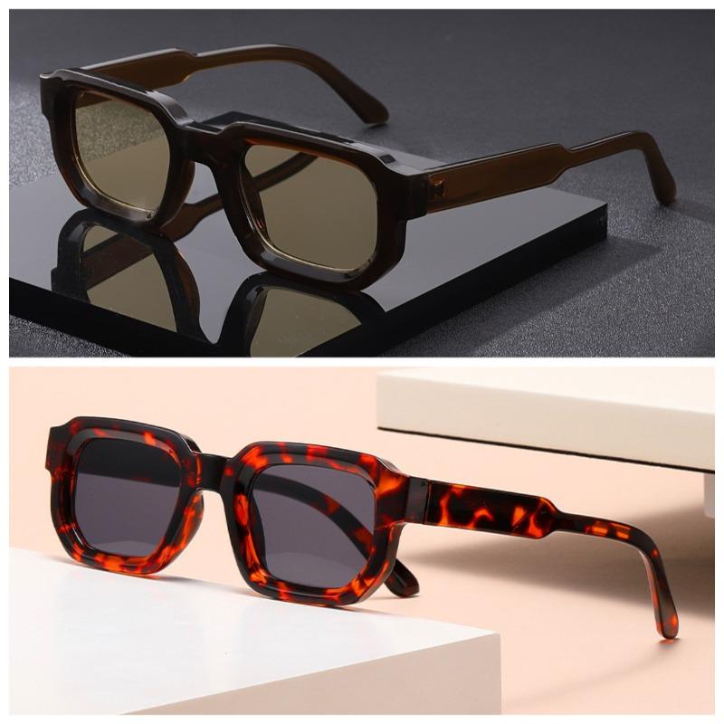 2/3pcs futuristic fashion glasses, unisex, great for daily & street style.