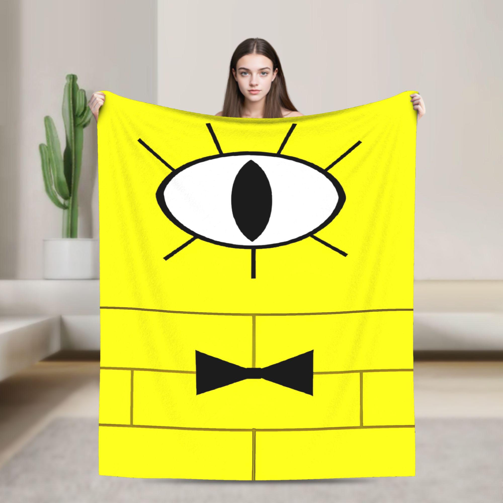 

Stranger Gravity Falls Blanket Plush Funny Warm Throw Blankets for Home Restaurant Autumn/Winter 75x90cm