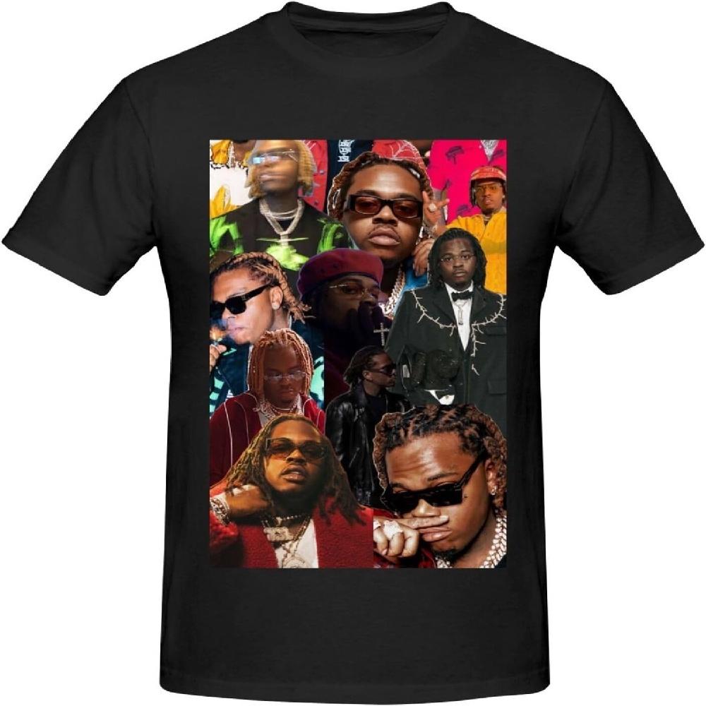 

Gunnas Shirt Men s Fashion Short Sleeve Cotton T-Shirts Comfortable Breathable Crewneck Top Tees XXXXXL чорний