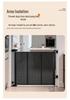 Third Gen No-Drill Pet Safety Gate with Extension Rod - Anti-Cat/Dog Retractable Barrier for Living Room