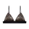 French underwear women's summer thin shoulder straps no steel ring bra triangle cup big chest small sexy underwear