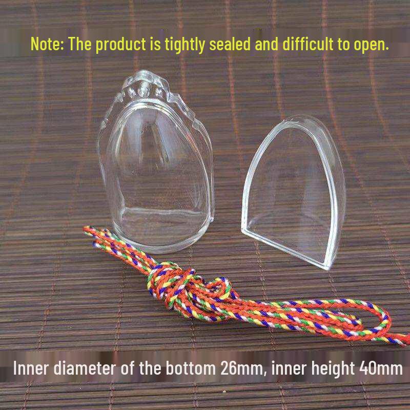 Acrylic Display Case for Thai Buddha Amulet, Statue, and Lucky Items - Dustproof and Protective for Pendants and Scriptures.